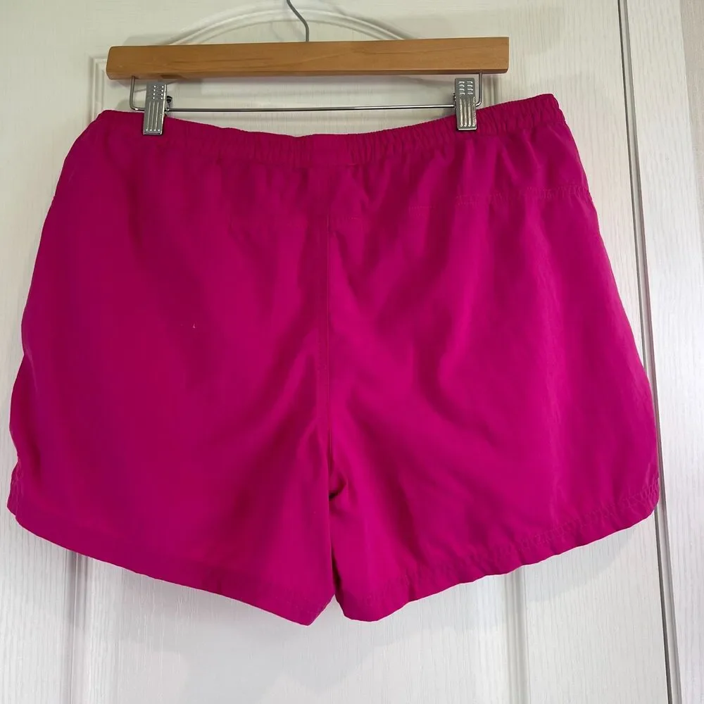 The North Face Women's Nylon Shorts Pink Outdoor Hiking Activewear Size L